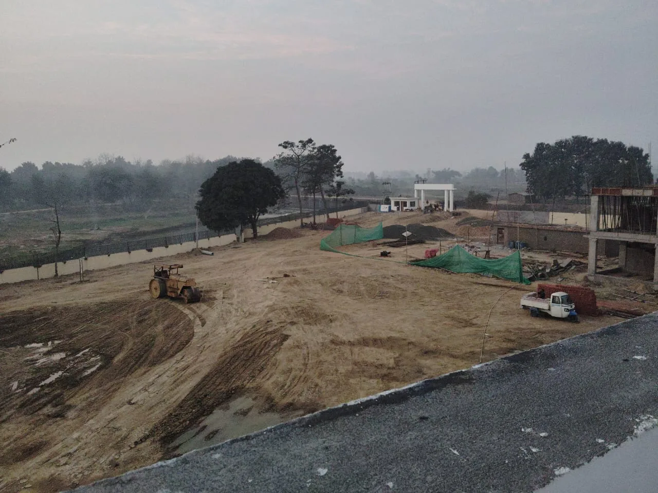 Current building construction progress view 16